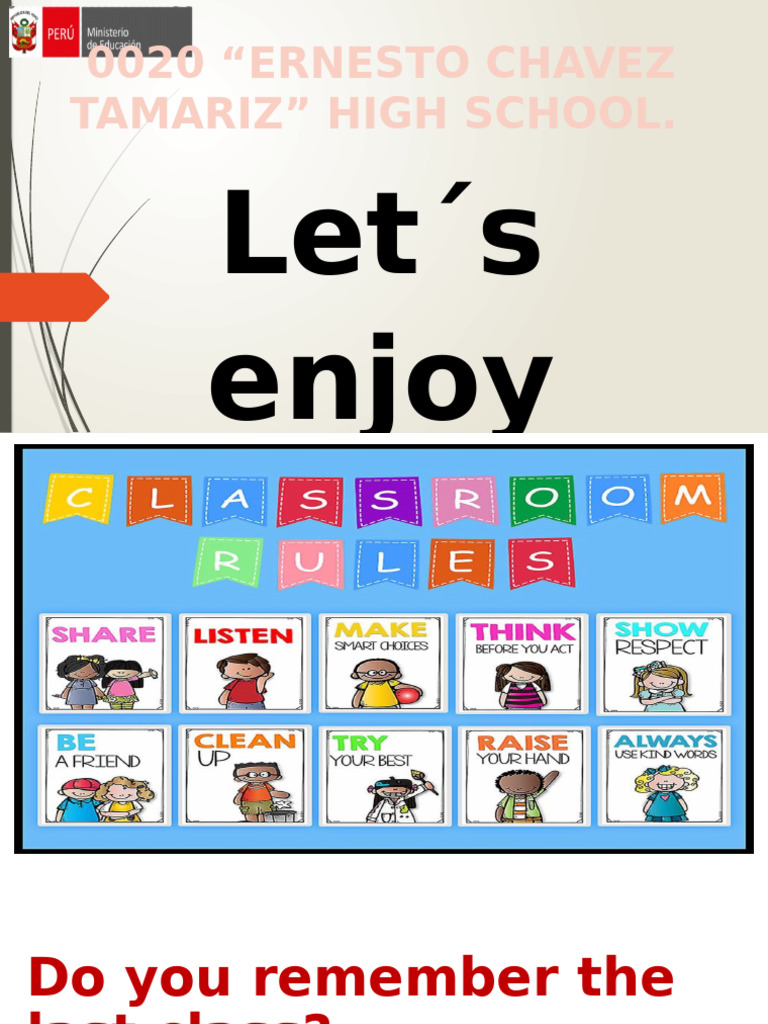 English Lesson Let S Learn More Classroom Objects Pdf