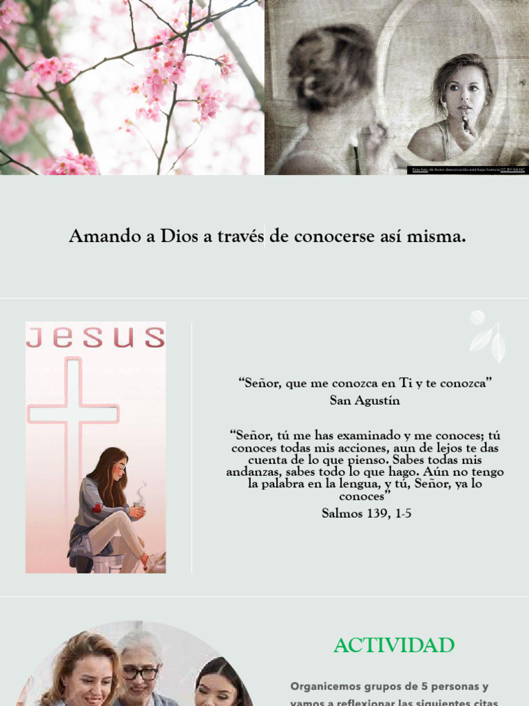 Amando A Dios A Través de Conocerse Así Misma | PDF