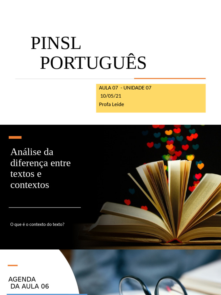 PINSL AULA 06 - PORTUGUÊS em 04 de Maio | PDF