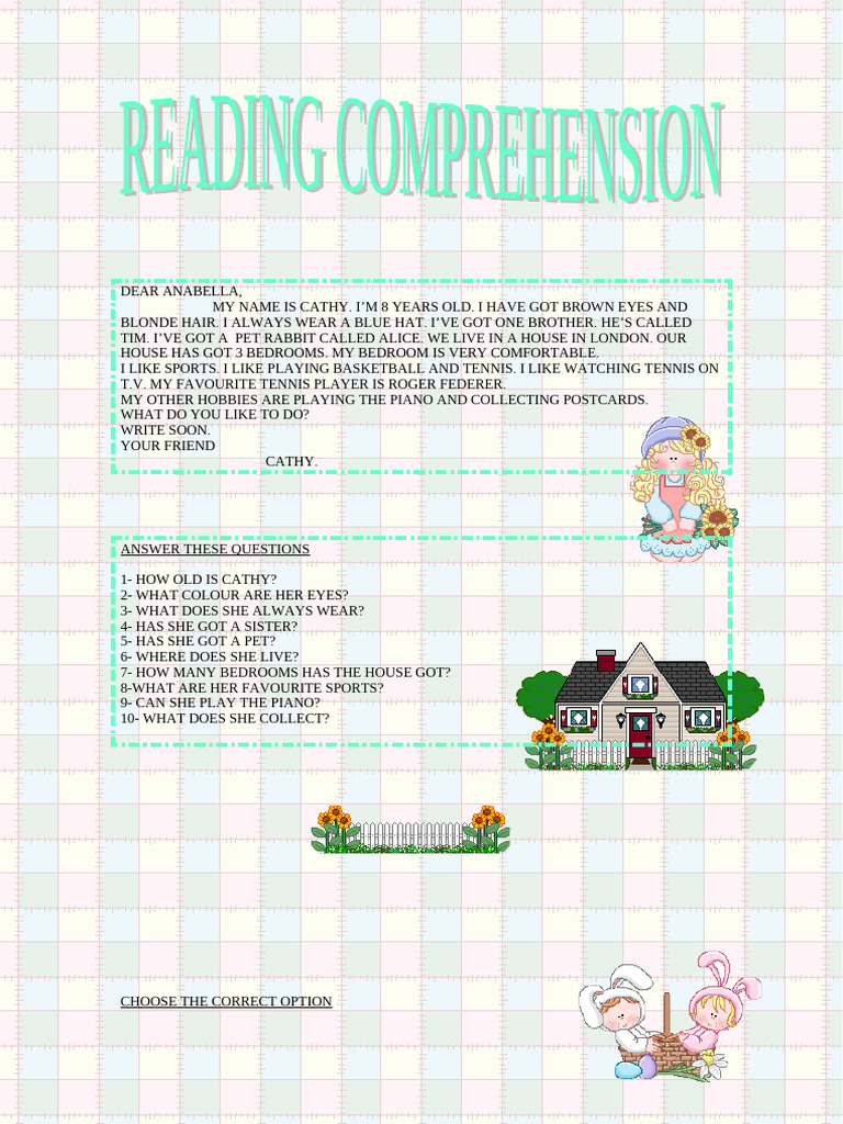 Letter Reading Comprehension | PDF