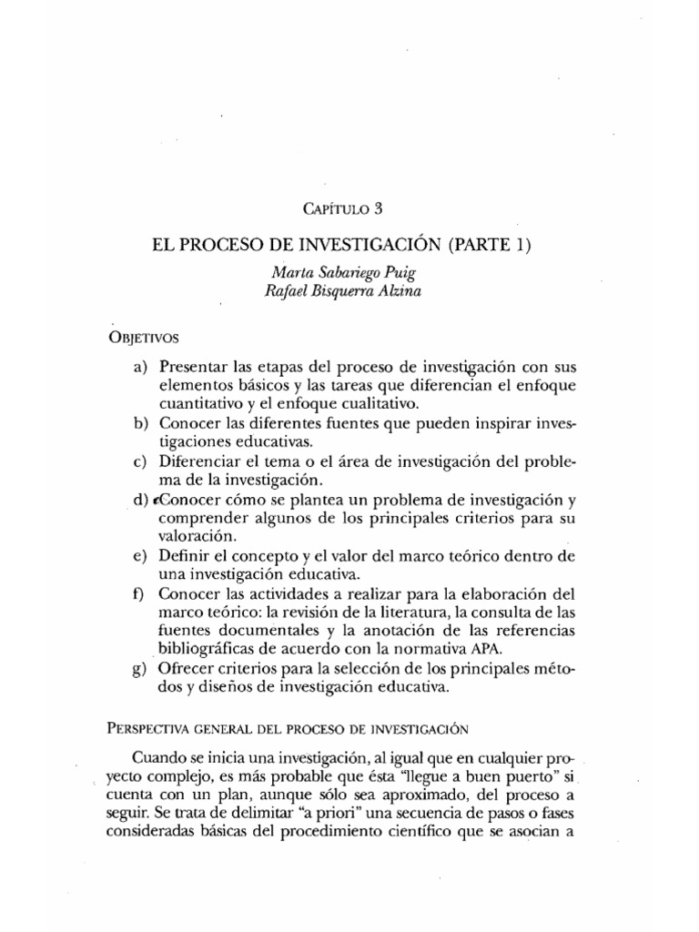 BISQUERRA ALZINA Cap 3 | PDF