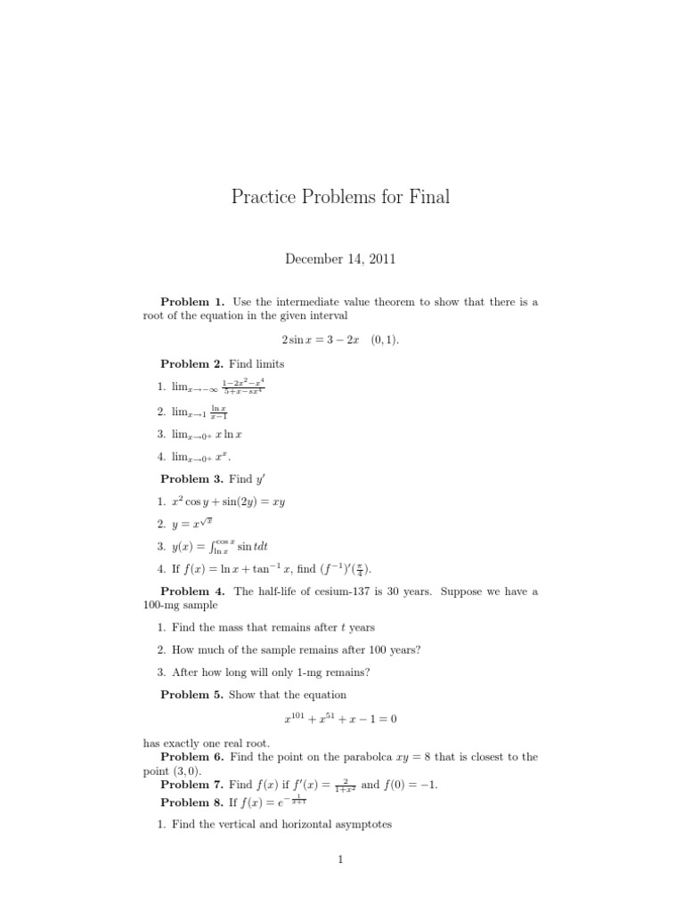 Practice Final | PDF | Teaching Methods & Materials