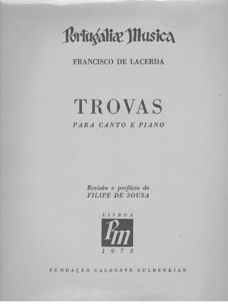 Trovas | PDF