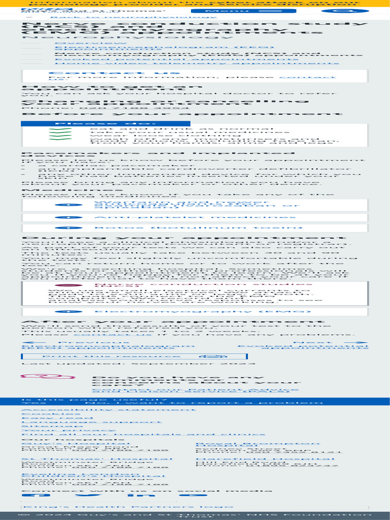Neurophysiology Nerve Conduction Study Ncs And Electromyography