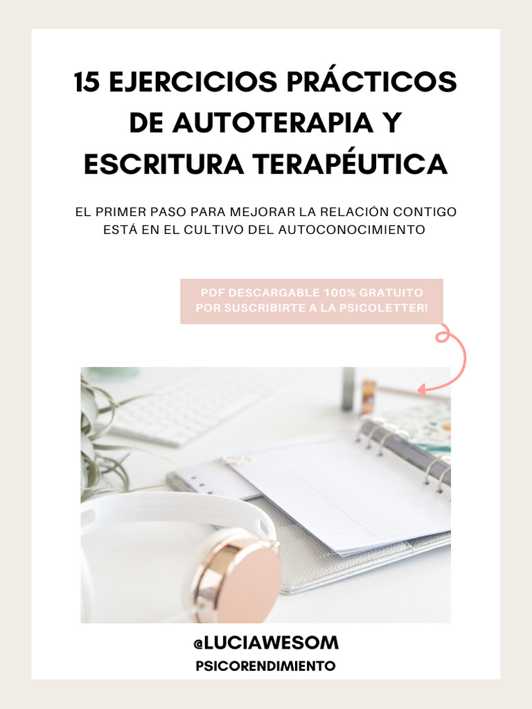 15 Ejercicios Practicos De Autoterapia Y Escritura Terapeutica Pdf