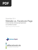 Download Website vs Facebook Page Vorteile Nachteile Verknupfungsmoglichkeiten und die Media Cloverleaf by Allfacebookde - Facebook Marketing Blog SN76364054 doc pdf