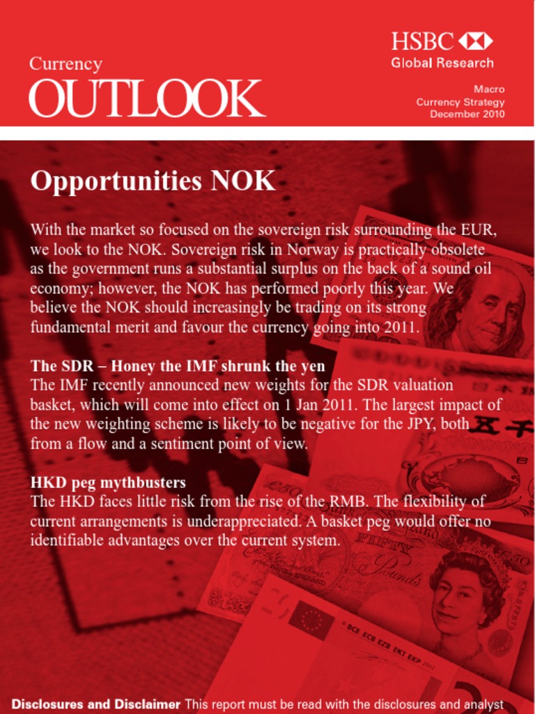 HSBC Currency Outlook December PDF Special Drawing Rights Fixed