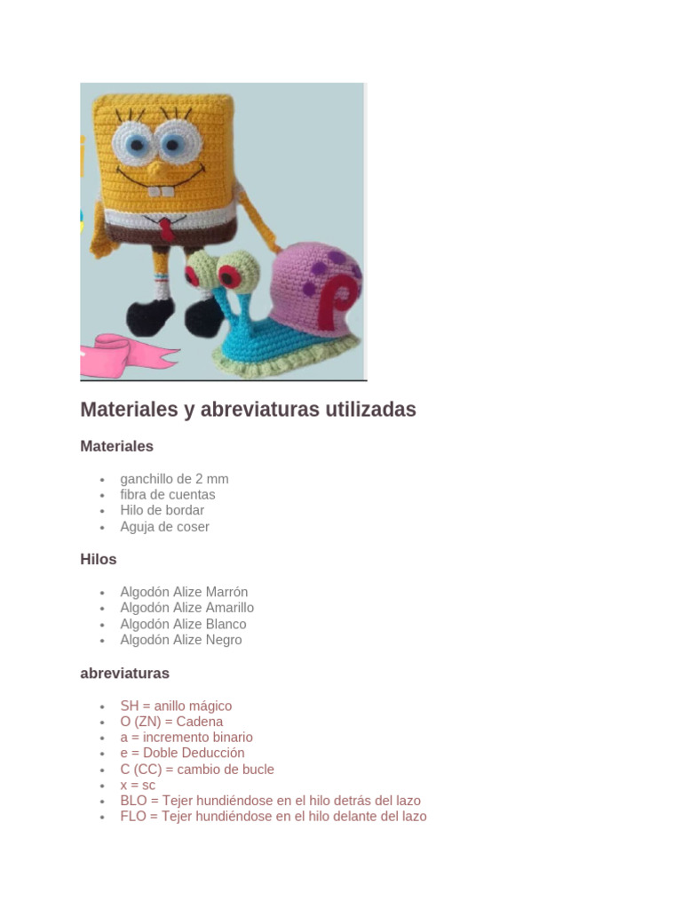 Patron Bob Sponja | PDF