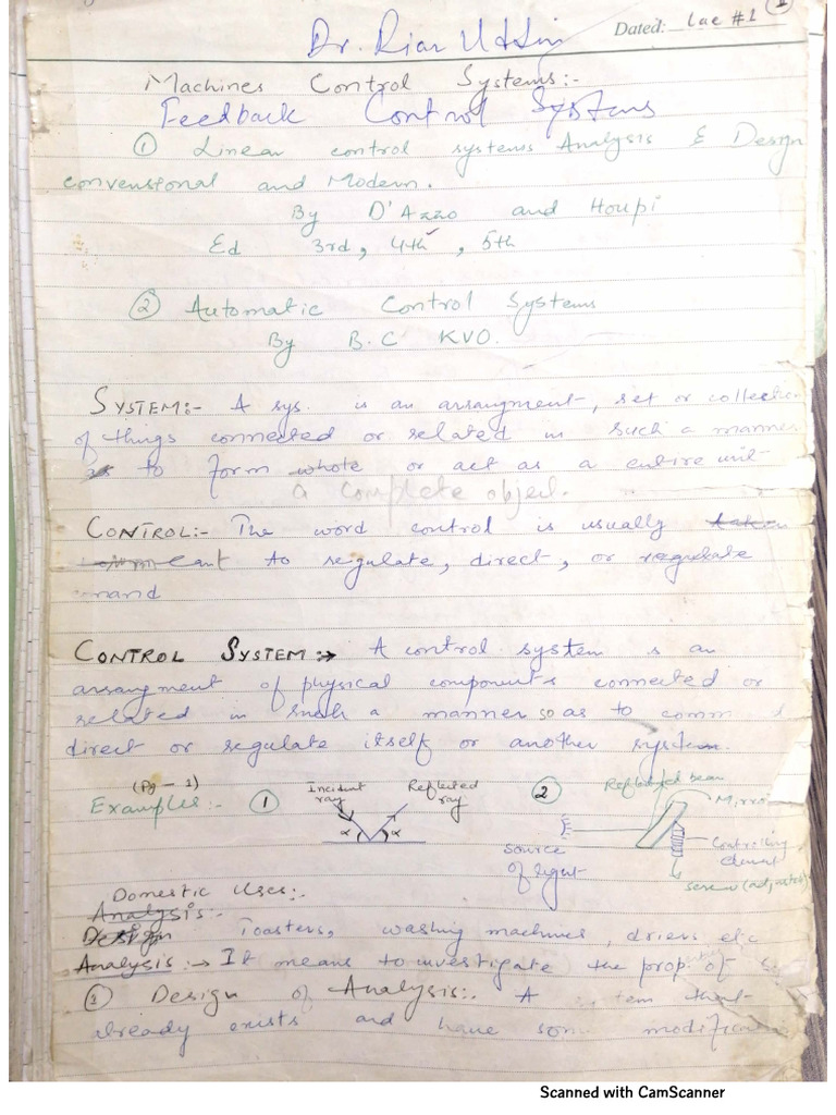 FCS Scanned Lecture (Sir Riaz) | PDF