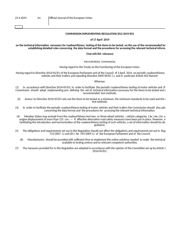 Corvette Road Worthiness Testing Document Addition With ZO6 | PDF