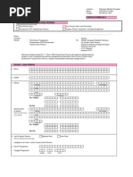 Contoh Formulir Pendaftaran