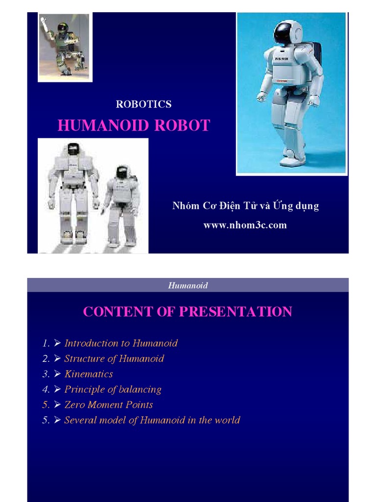 Humanoid Robot: Robotics | PDF | Robot | Robotics