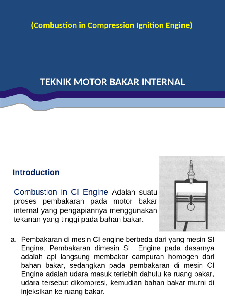 Cumbustione Compression Ignition Engine | PDF