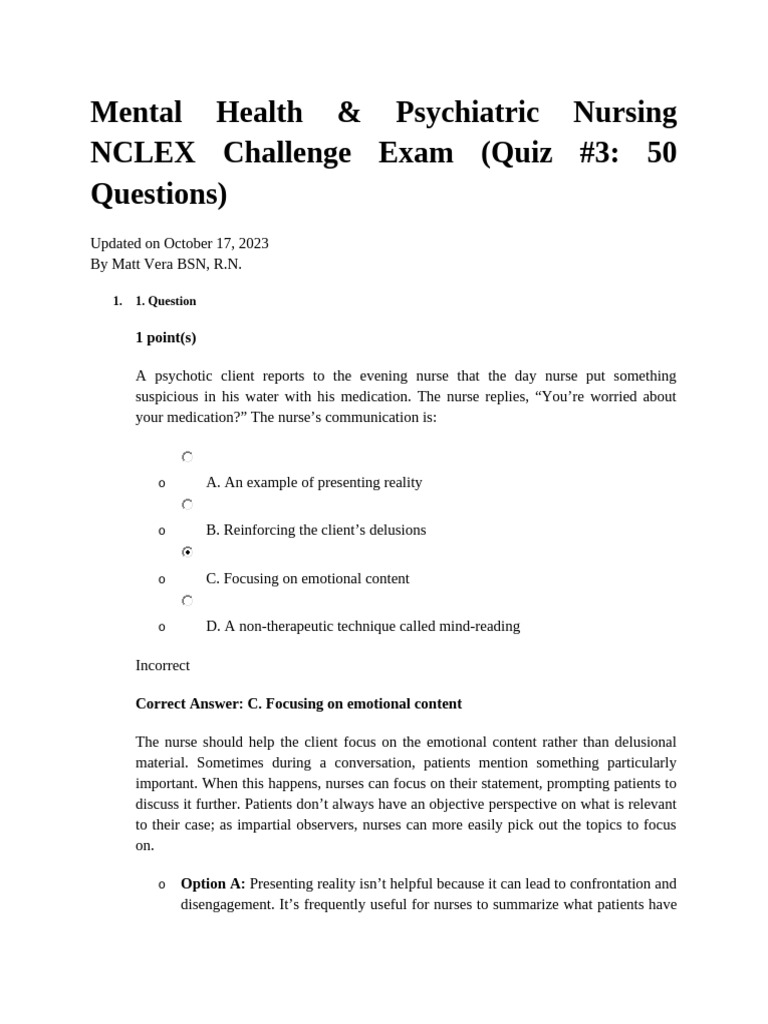 Nurses lab questions 1 pdf