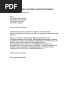 Carta Solicitud de Cotizacion