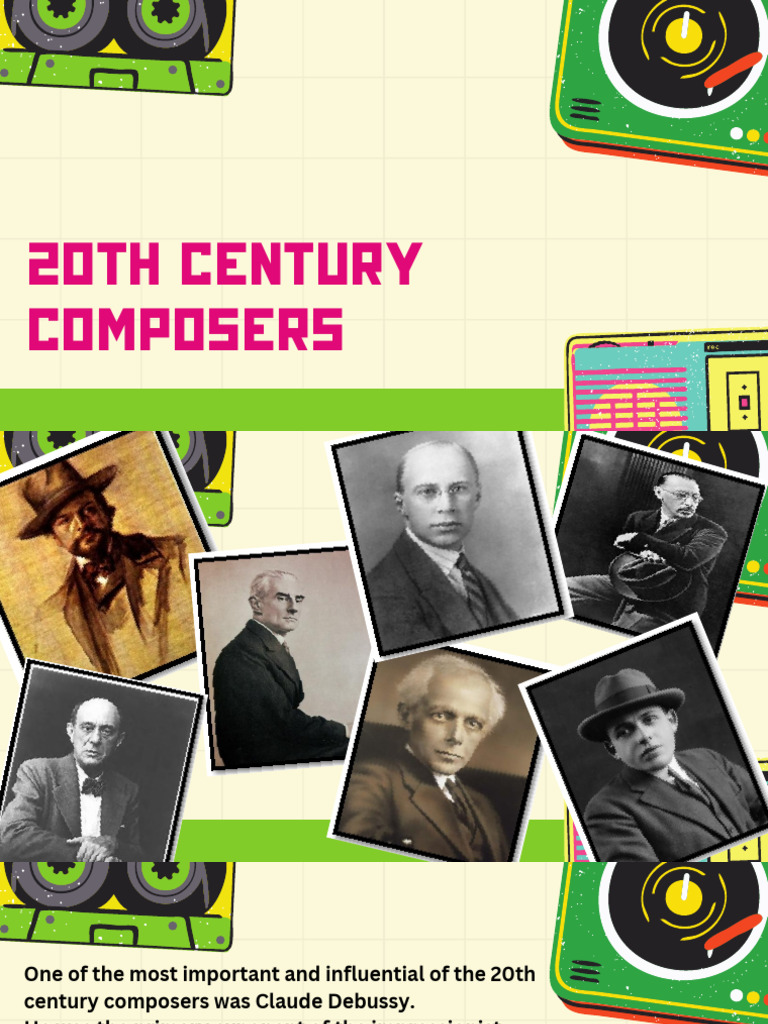 20th Century Musical Composers 1 | PDF