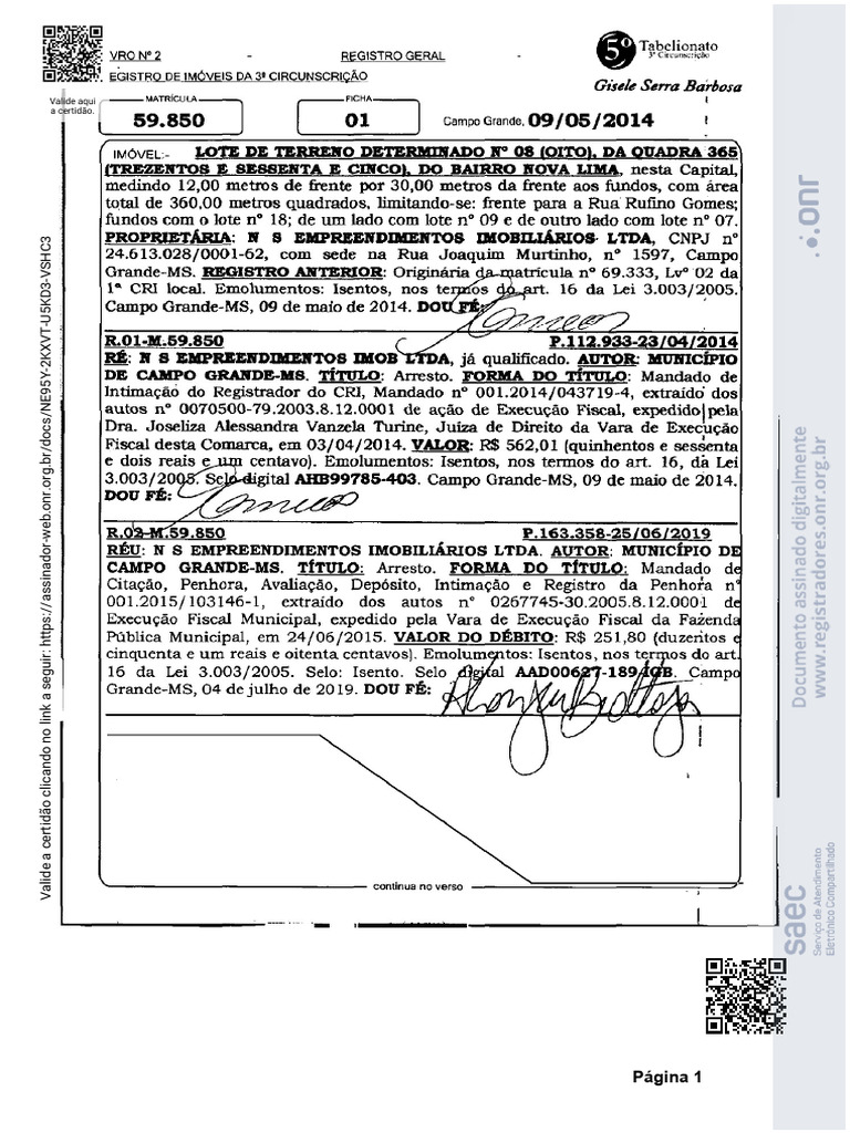 Certidão 2 Pdf