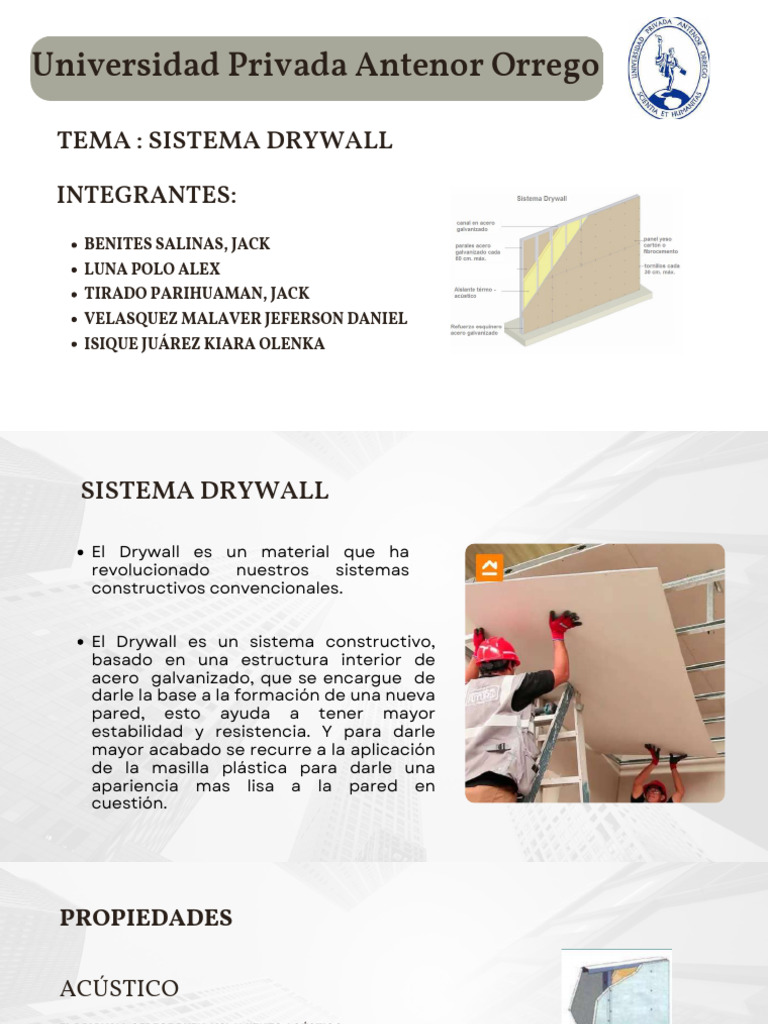 SISTEMA DRYWALL - Compressed | PDF
