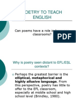 Poetry To Teach English