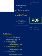 CDMA-2000 (With Evolution Steps X 1xRTT
