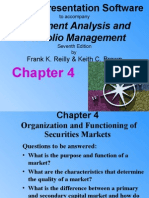 Lecture Presentation on Organization and Functioning of Securities Markets