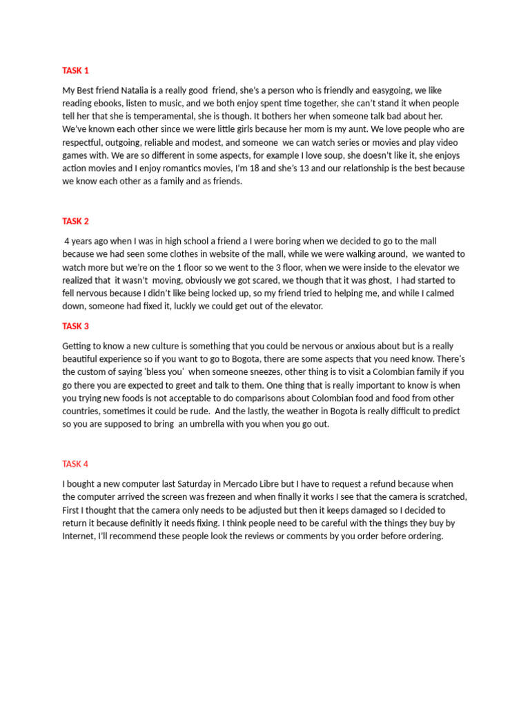 Task 1-2-3-4 | PDF