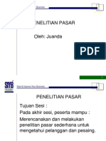 Penelitian Pasar ( Rencana Pemasaran ).ppt