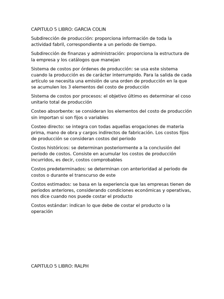 Capitulo 5 Libro | PDF