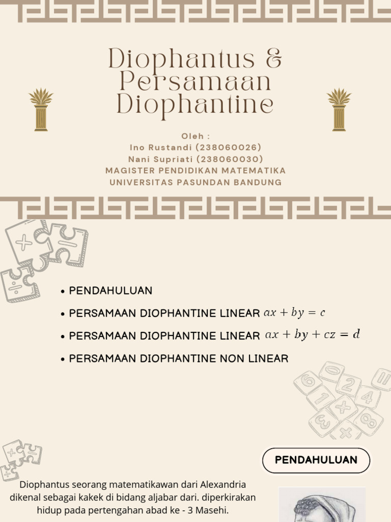 Persamaan Diophantine | PDF