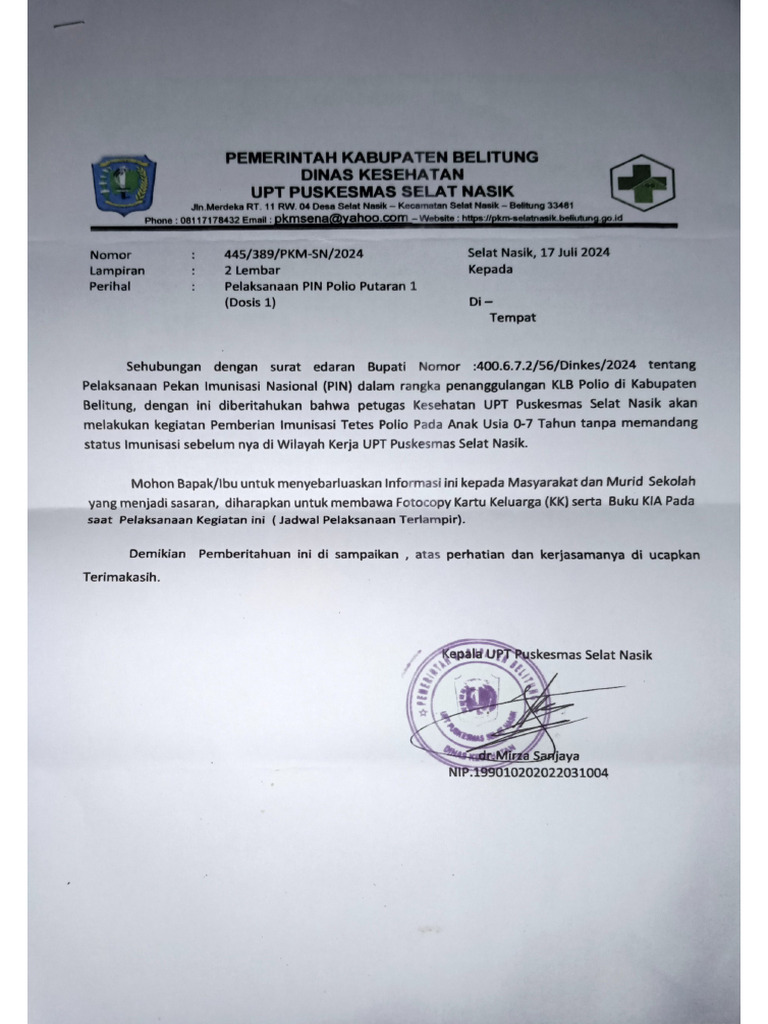 Jadwal Pelaksanaan Pin Juli 2024 Pdf