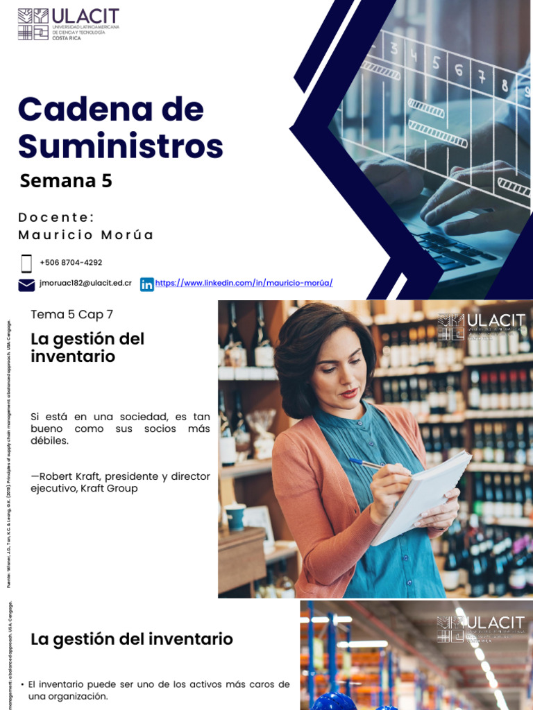 Cadena de Suministros Sem 5 | PDF