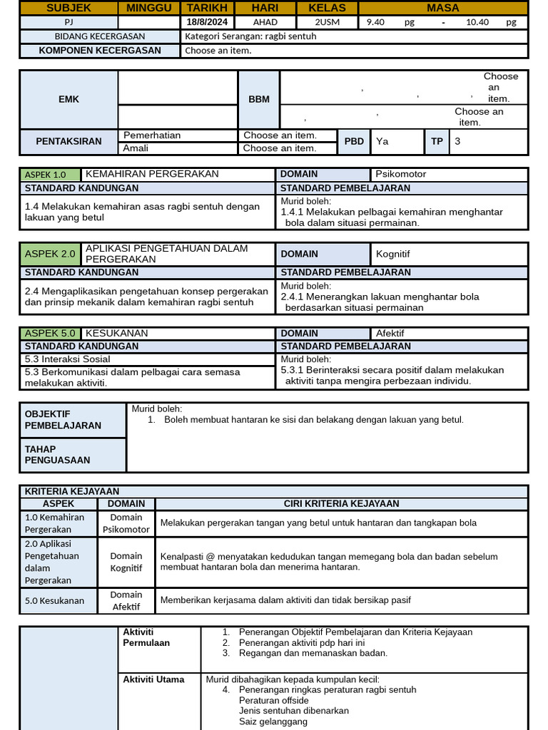 RPH PJ 2usm 11.8.2024 | PDF