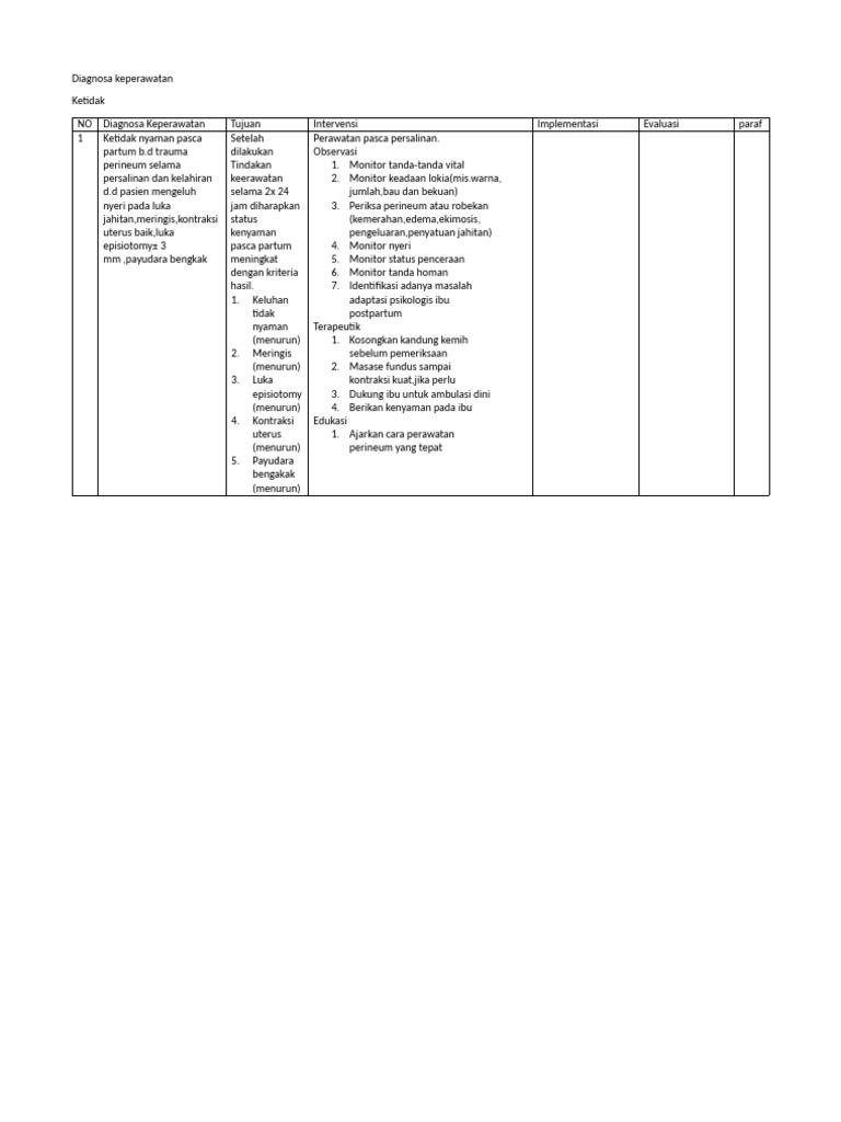 Ibnu athoillah aldo al mahdaly intervensi keperawatan pdf