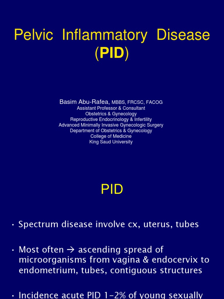 Understanding Pelvic Inflammatory Disease | PDF | Human Reproduction ...