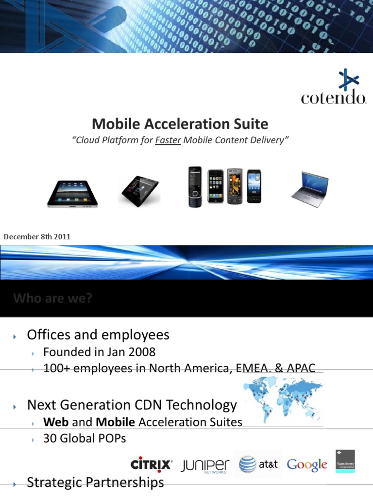 Mobile Acceleration Suite Overview | PDF
