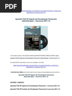 Download Apostila TCE SP Agente Fiscalizao Financeira Administrao Concurso 2011-12 by Editora Multimdia SN76376724 doc pdf