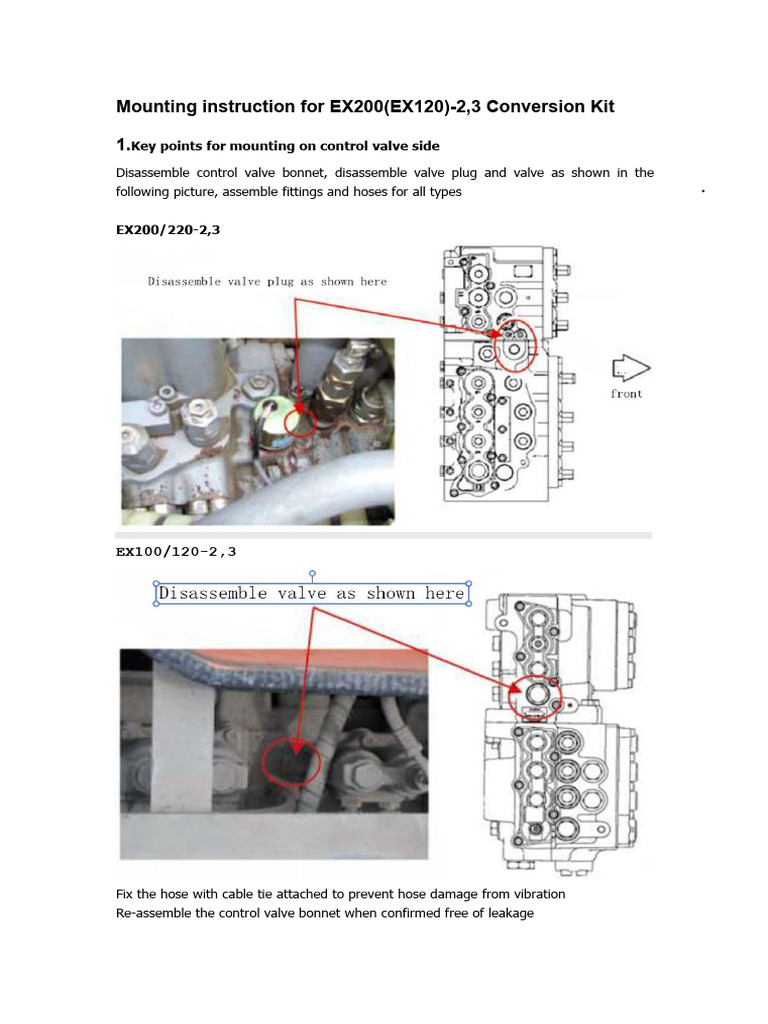 Mounting Instruction For Conversion Kit | PDF