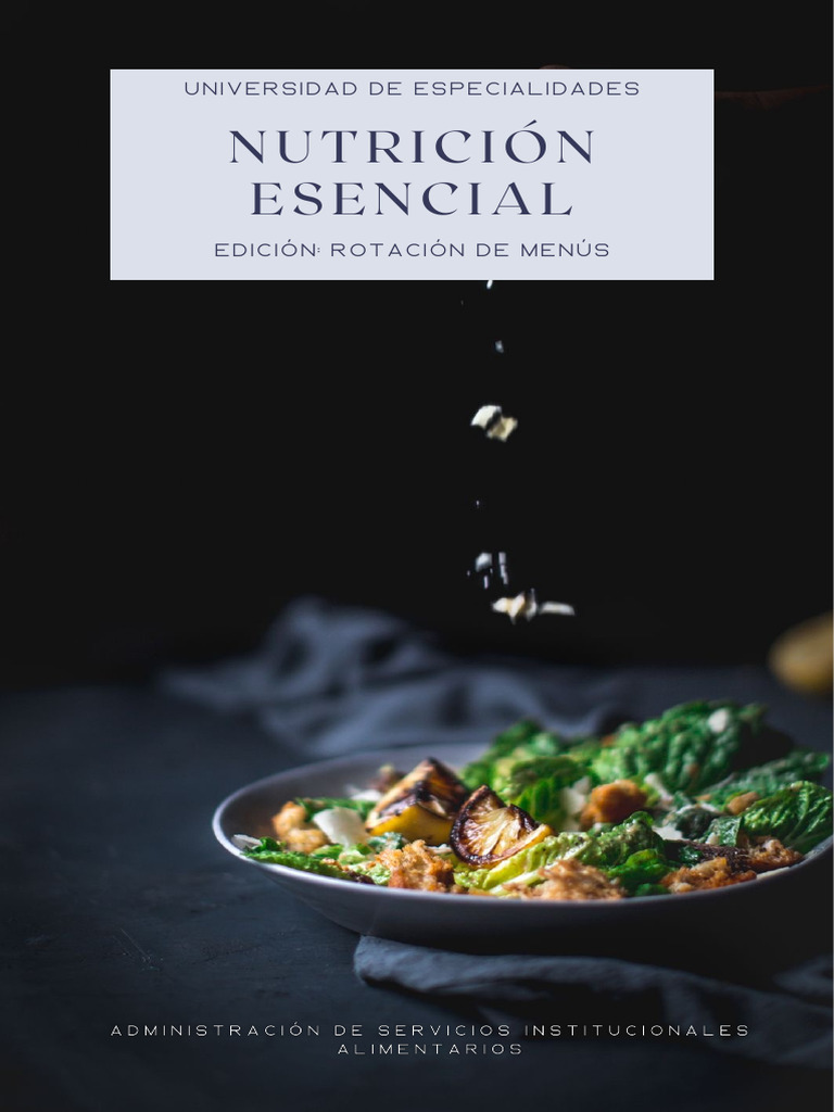Rotación de Menús | PDF | ensalada | Postres