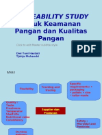 Trace Ability Study Dan Keamanan Pangan