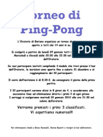 Torneo Di Ping-Pong