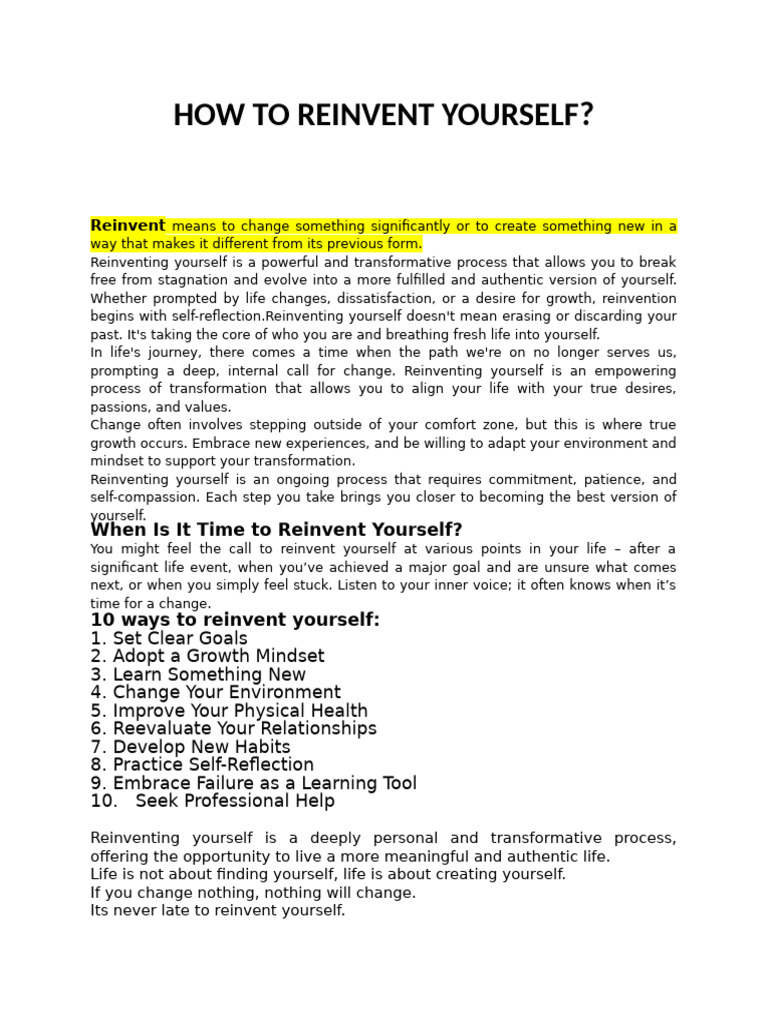 How To Reinvent-WPS Office | PDF