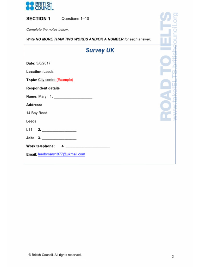 Listening Test 9 Pdf