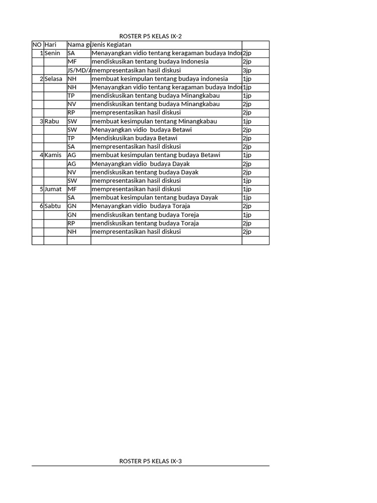 Book1 roster kelas 92 1 pdf
