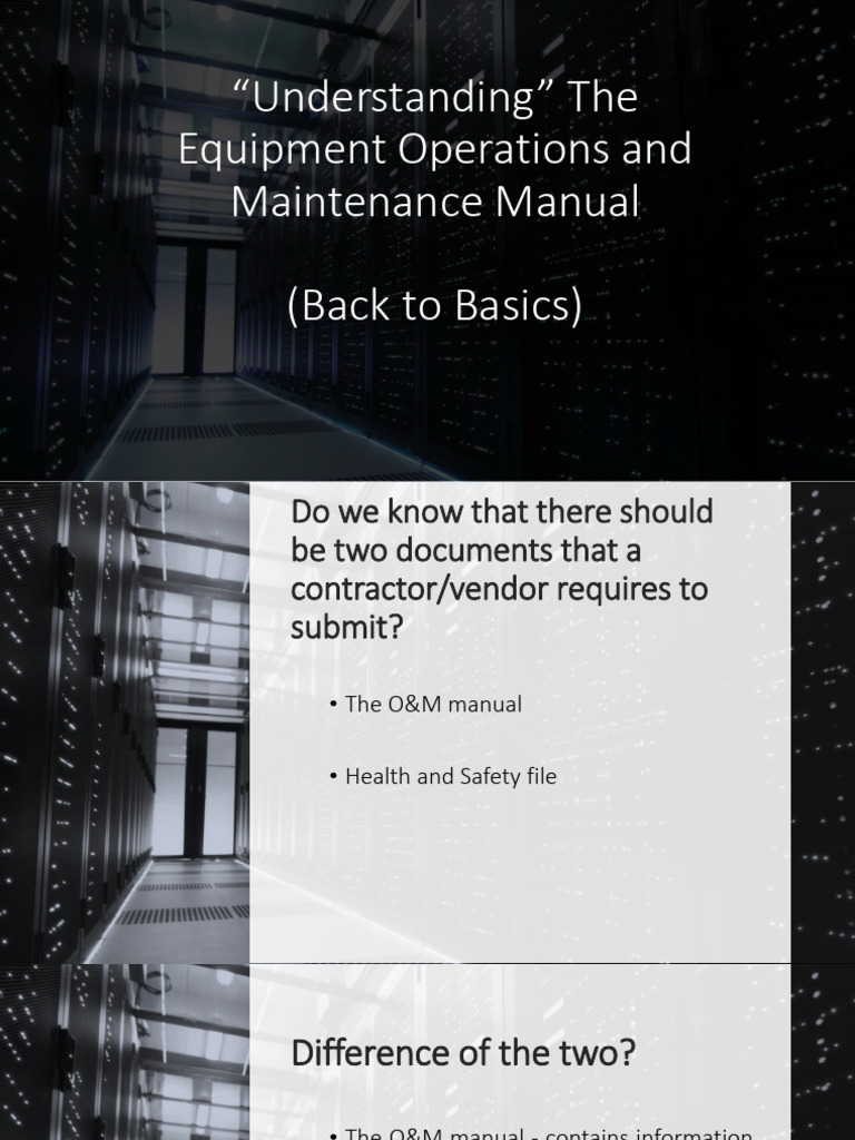 MAINTENANCE MANUAL MEANING visual data 2
