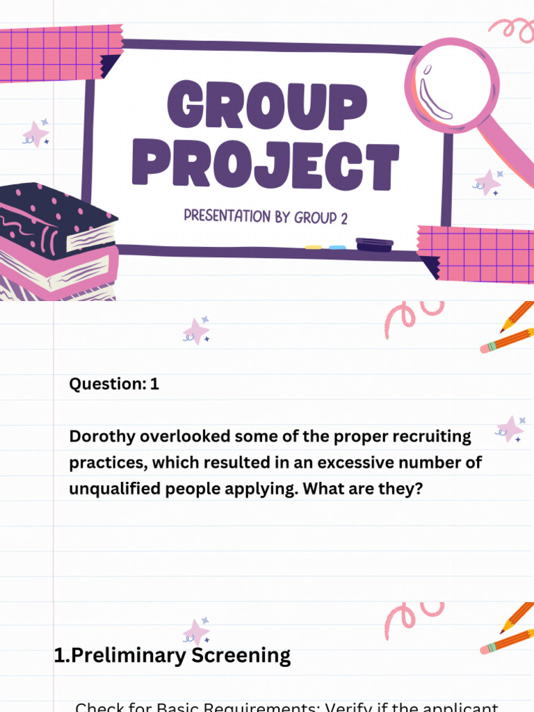 Group 2 Presentation | PDF