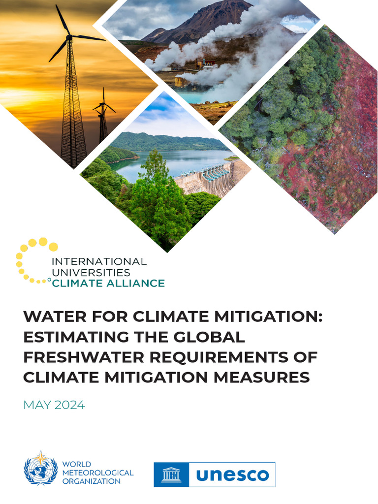 Water For Climate Mitigation: Estimating The Global Freshwater ...