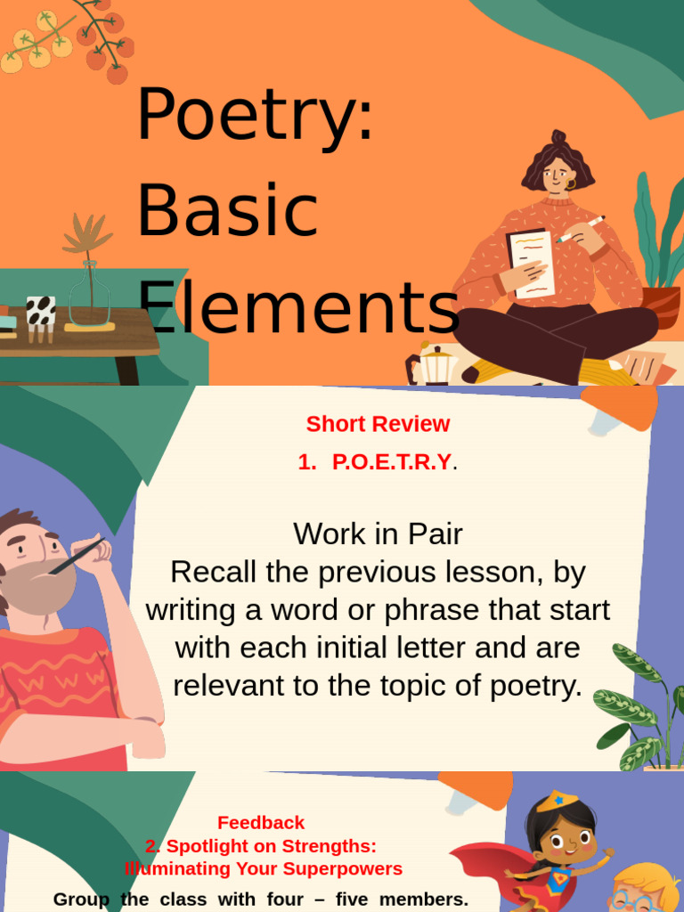 Poetry: Basic Elements | PDF