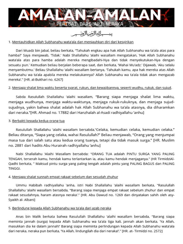 Kecantikan Yang Terbina Dari Amalan Konsisten