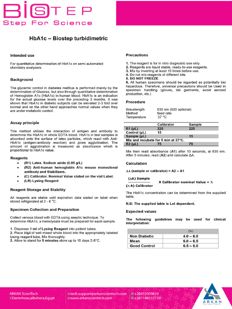 HB A1 C | PDF