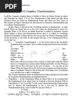 2-D Graphics Transformation -ecomputernotes.com